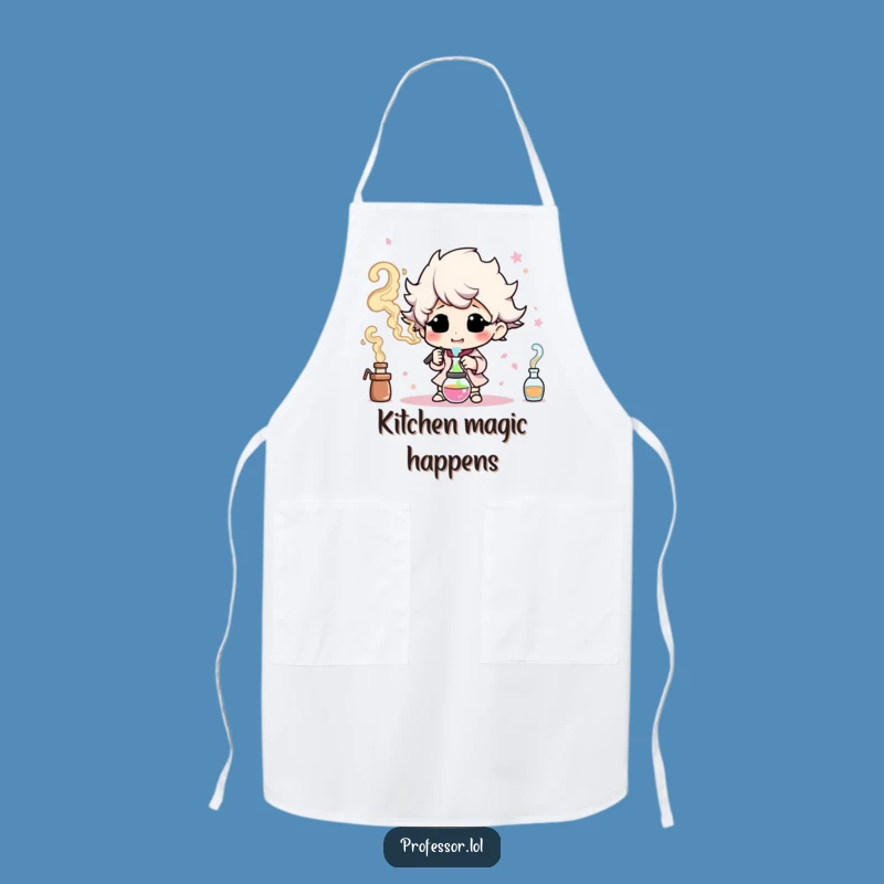 Funny Colorful Smoke Apron: Create with Vibrant Flair!