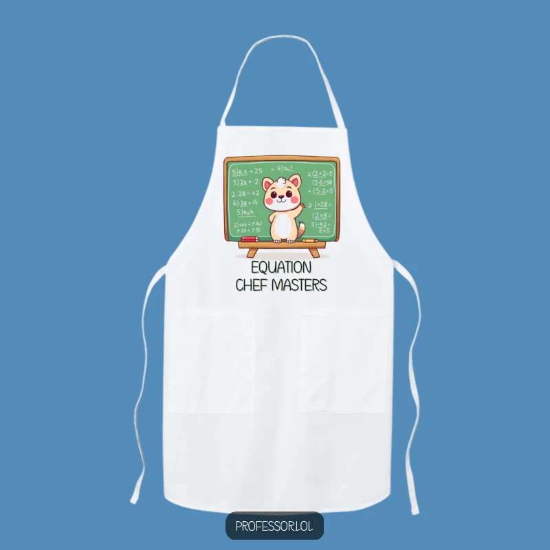 Funny Equation Chef Animal Apron - Kitchen Formulas, Perfect Funny Gift