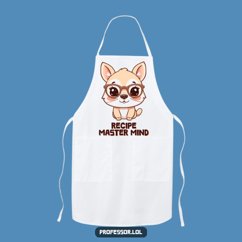 Funny Scholar Animal Apron - Kitchen Wisdom, Perfect Funny Gift