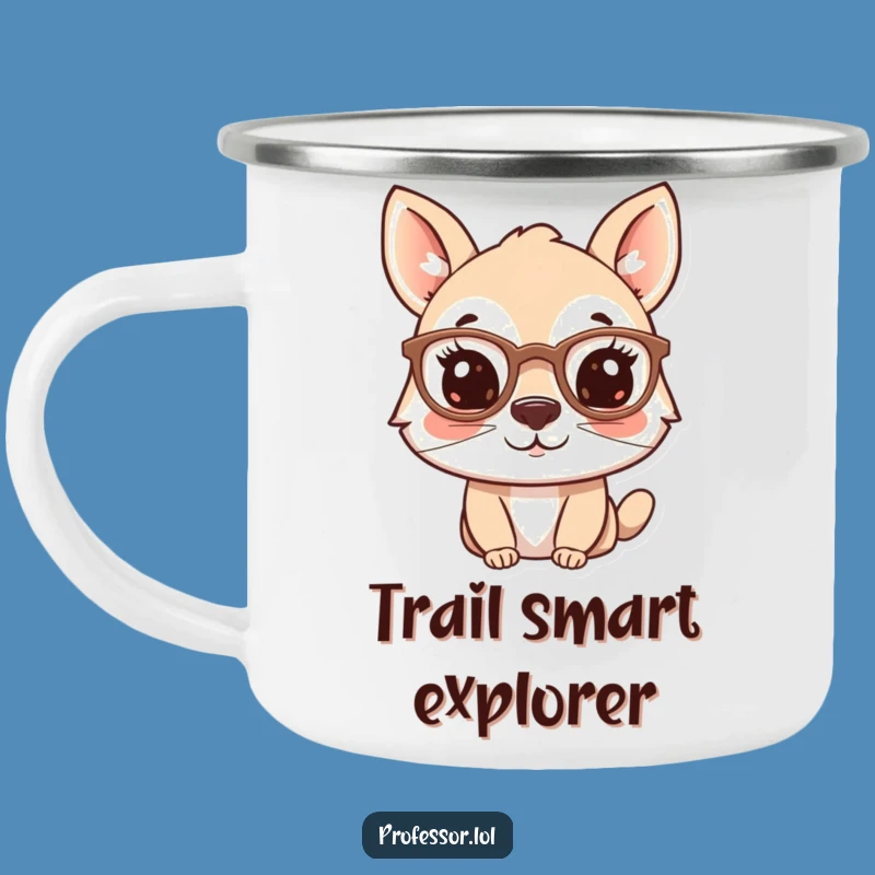 Funny Wise Owl Camping Mug - Durable & Clever Outdoor Gift