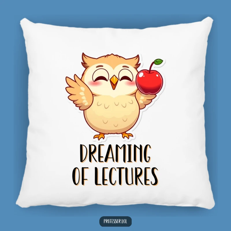 Funny Owl Physics Pillow: Smart & Hilarious Decor for a Cozy Funny Gift!