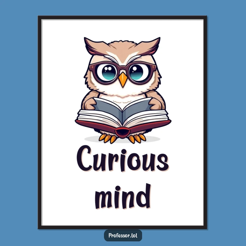 Funny Owl Spectacles Digital Art - Instant Wise Decor!