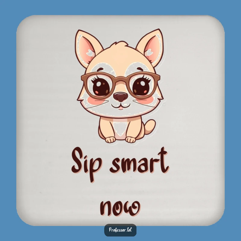 Funny Smart Animal Coaster Set - Protect Surfaces with Wit