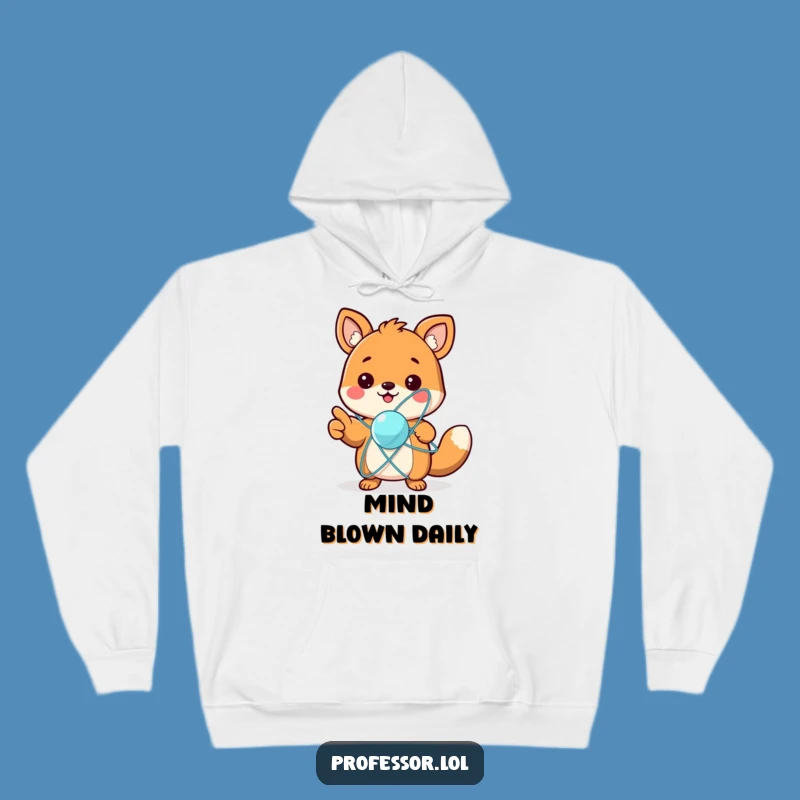 Funny Physics Animal Hoodie: Stay Warm, Think Big!