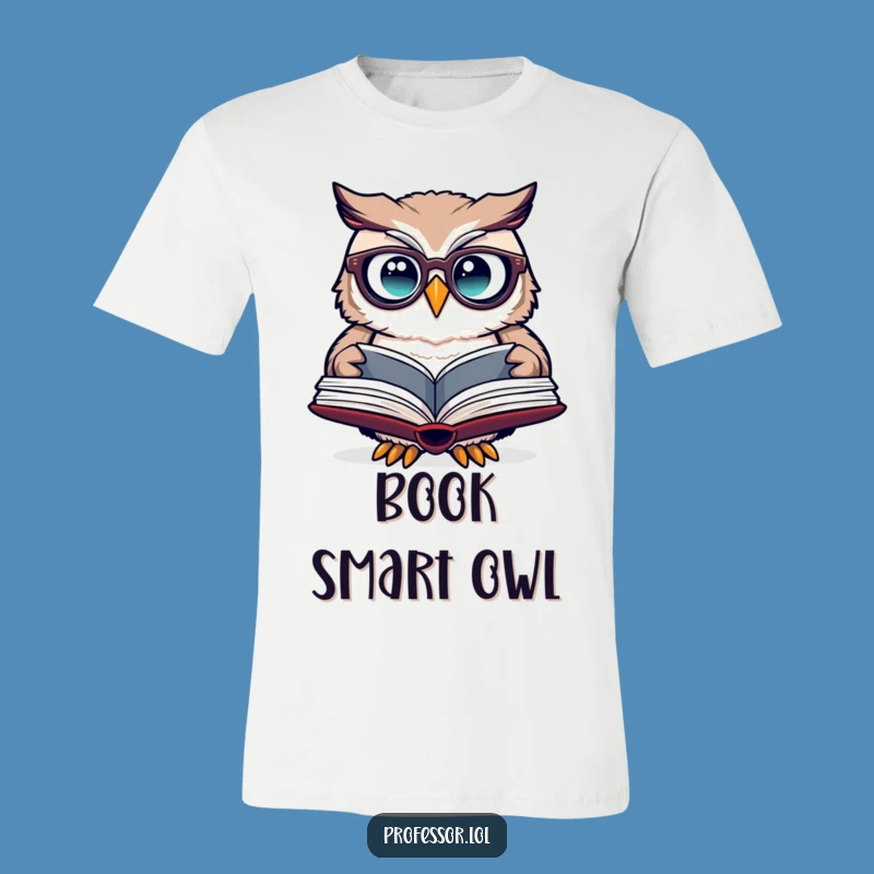 Funny Owl Spectacles T-Shirt - Wear Your Love for Books!