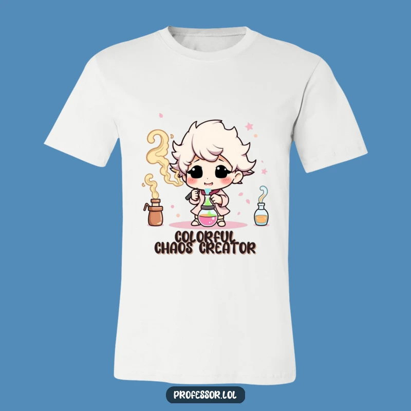 Funny Colorful Smoke T-Shirt: Wear Your Creative Experiments