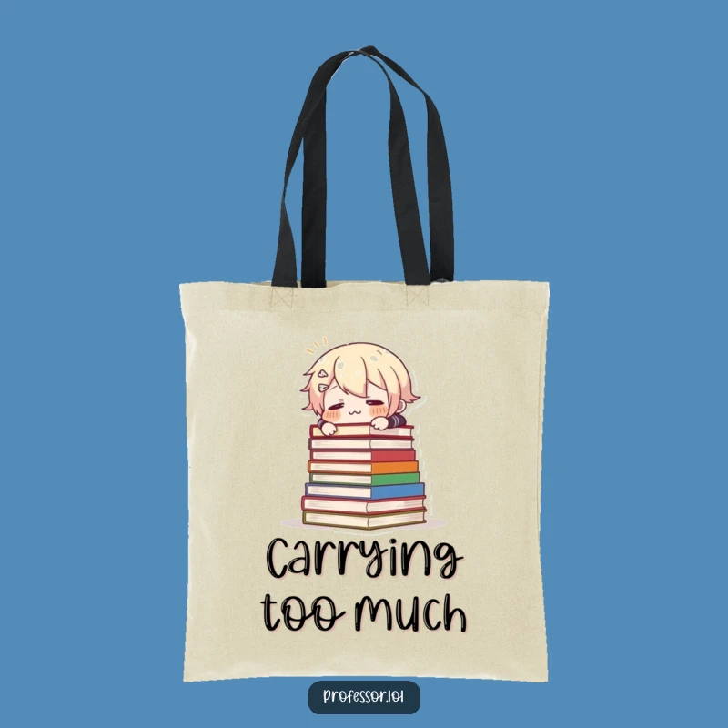 Funny Tripping Books Tote Bag: Carry Your Laughs Gift