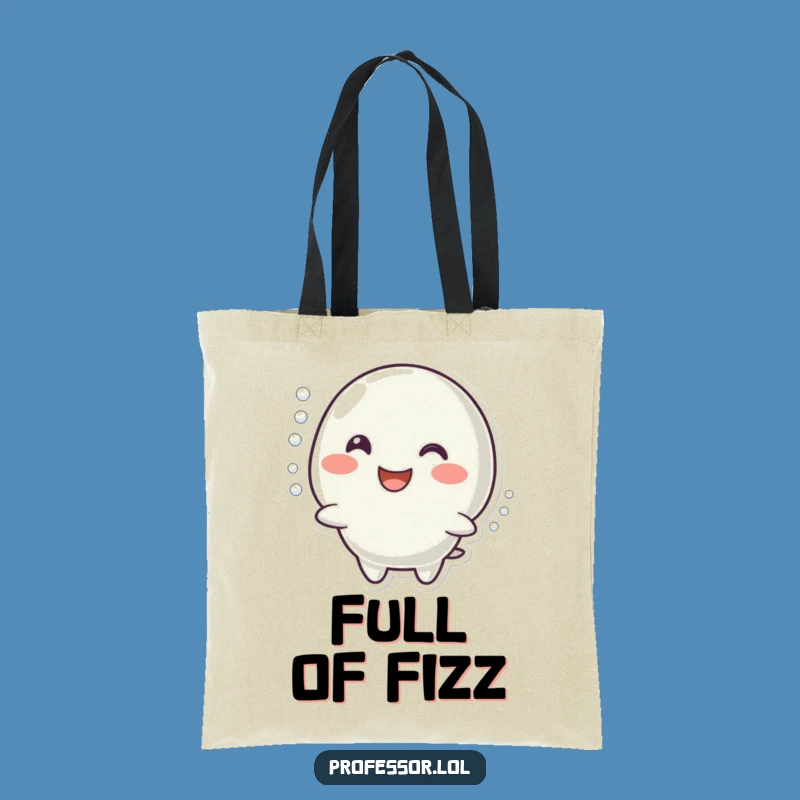 Funny Bubbling Reaction Tote Bag: Carry Your Smile Gift